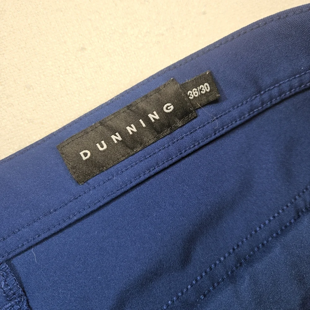 Dunning Golf Pants 36x30 Navy Performance 5 Pocket - Picture 7 of 8